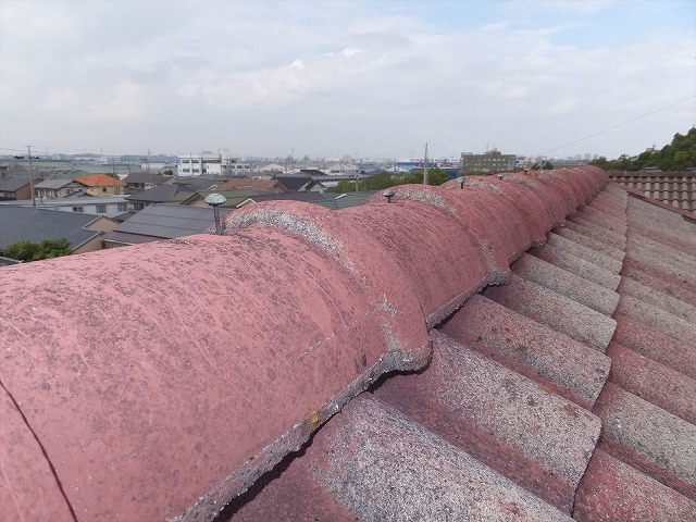 モニエル瓦の棟